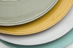 Flamant Jille, Assiette, Ceramique, Ocre, 34Cm Hot