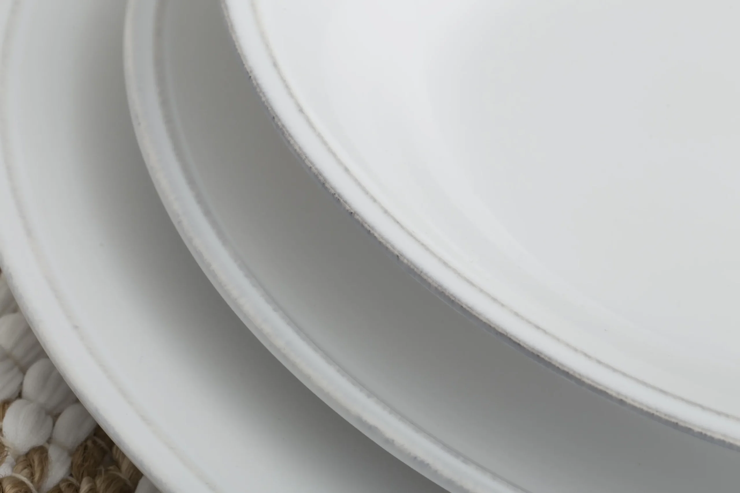 Flamant Jille, Assiette Creuse, Ceramique, Blanc Best