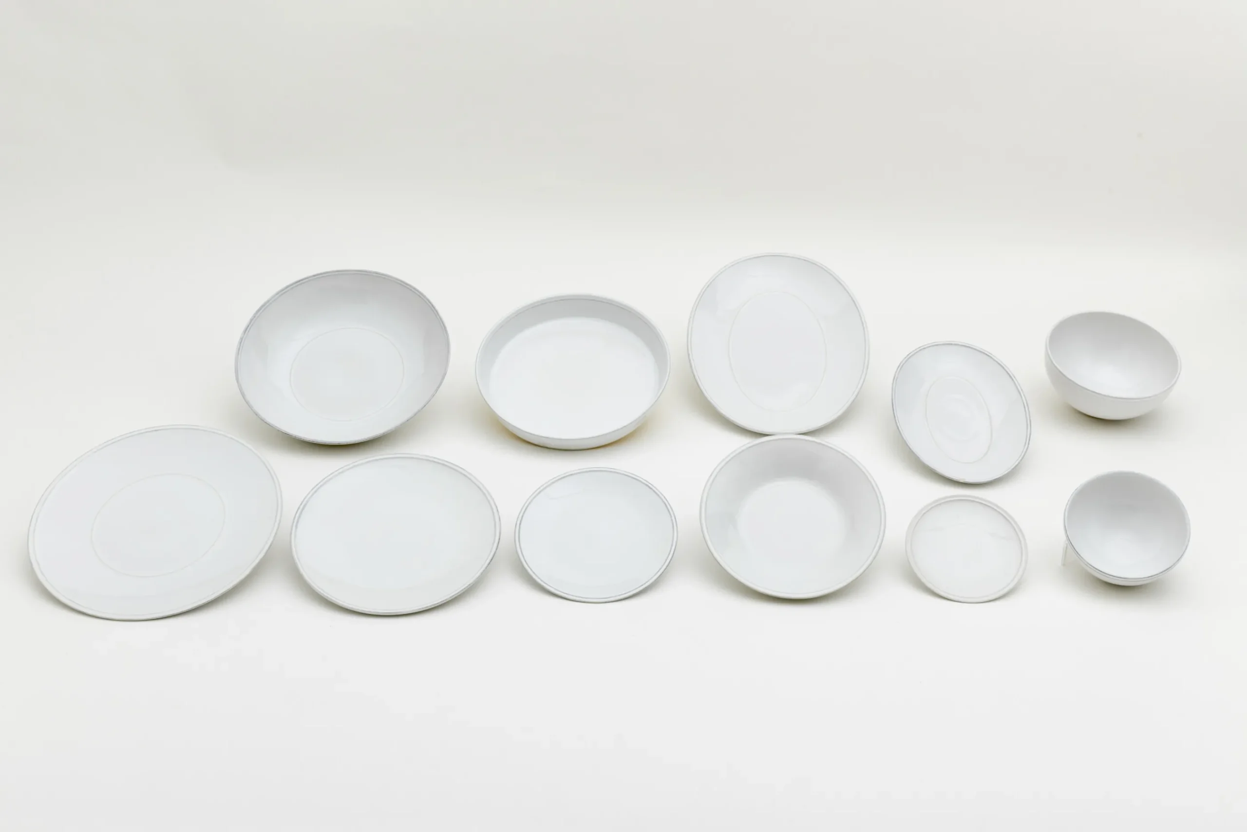 Flamant Jille, Assiette Creuse, Ceramique, Blanc Best