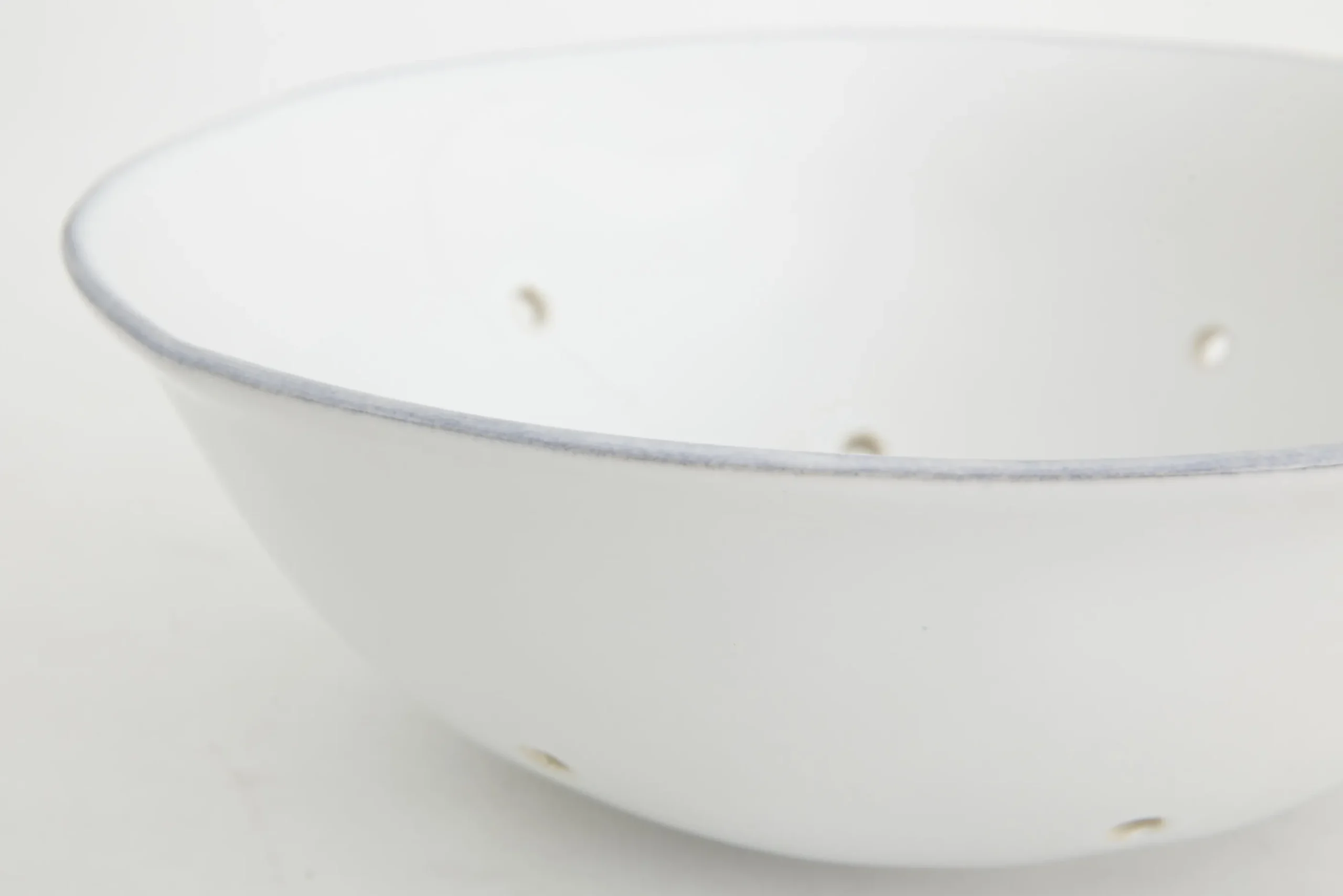 Flamant Jille, Passoire, Ceramique, Blanc Outlet