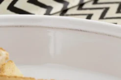 Flamant Jille, Plat A Gateau, Ceramique, Blanc, 30Cm Hot