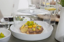 Flamant Jille, Plat A Gateau, Ceramique, Blanc, 30Cm Hot