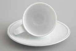 Flamant Jille, Tasse Et Soucoupe, Ceramique, Blanc, M, 150Ml Clearance