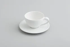 Flamant Jille, Tasse Et Soucoupe, Ceramique, Blanc, L, 200Ml Outlet