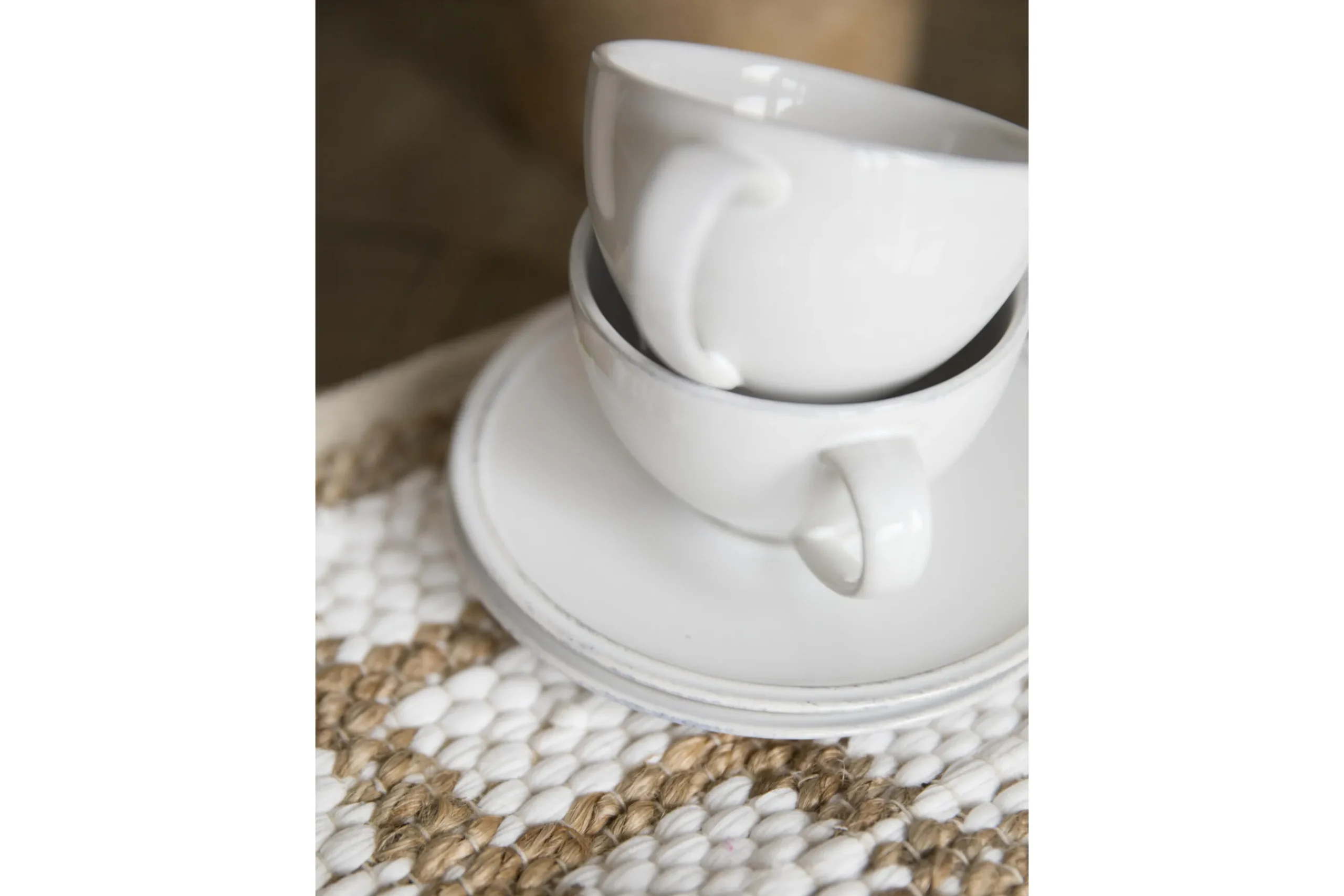 Flamant Jille, Tasse Et Soucoupe, Ceramique, Blanc, L, 200Ml Outlet