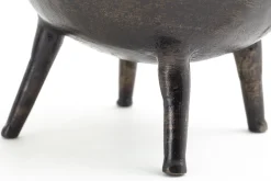 Flamant Jiven, Vase, Metal, Noir