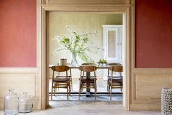 Flamant Joel, Chaise, Chene Et Assise Cuir New