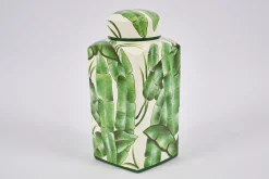 Flamant Judor, Potiche, Vert/Blanc Hot