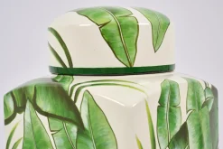 Flamant Judor, Potiche, Vert/Blanc Hot