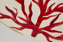 Flamant Kao, Assiette De Service, Corail, Ovale Sale