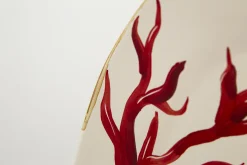 Flamant Kao, Assiette De Service, Corail, Ovale Sale