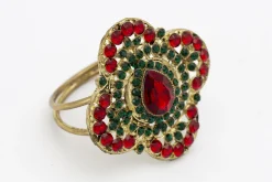 Flamant Kirai, Rond De Serviette, Perles Hot