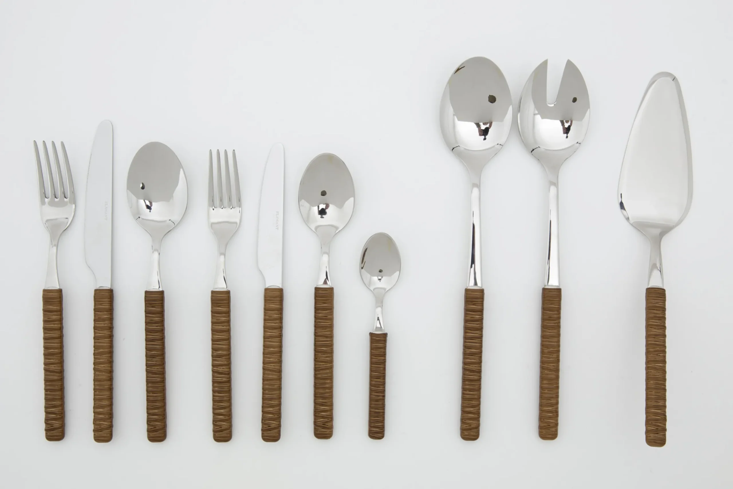 Flamant Korba, Couverts A Salade, Set De 2 Clearance