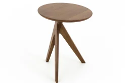 Flamant Lacey, Table D'Appoint, Bois, Ronde