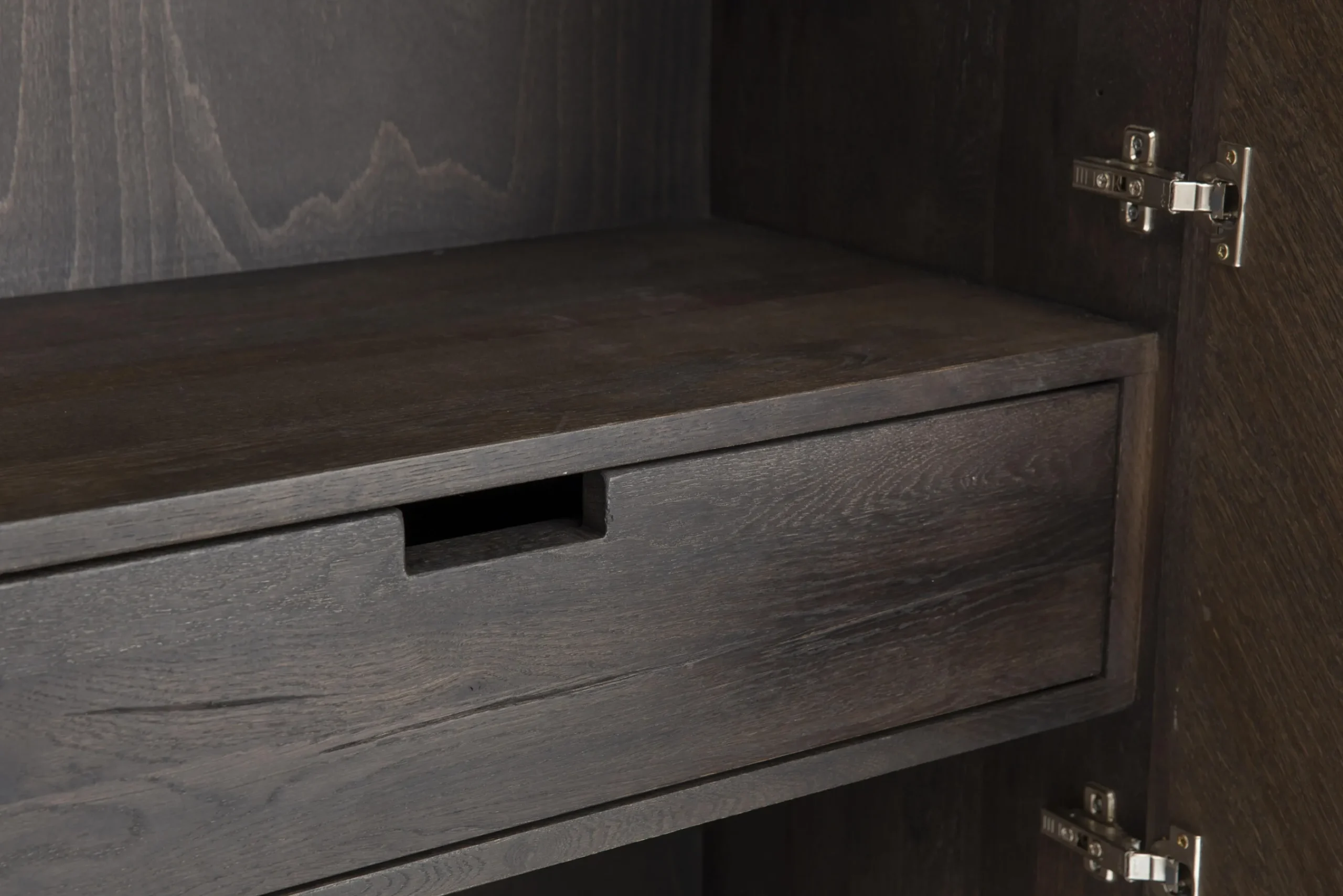 Flamant Lana, Armoire, Brun Fonce, 2 Portes