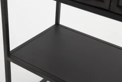 Flamant Laurance, Vitrine, Noir, Metal, 2 Portes Best