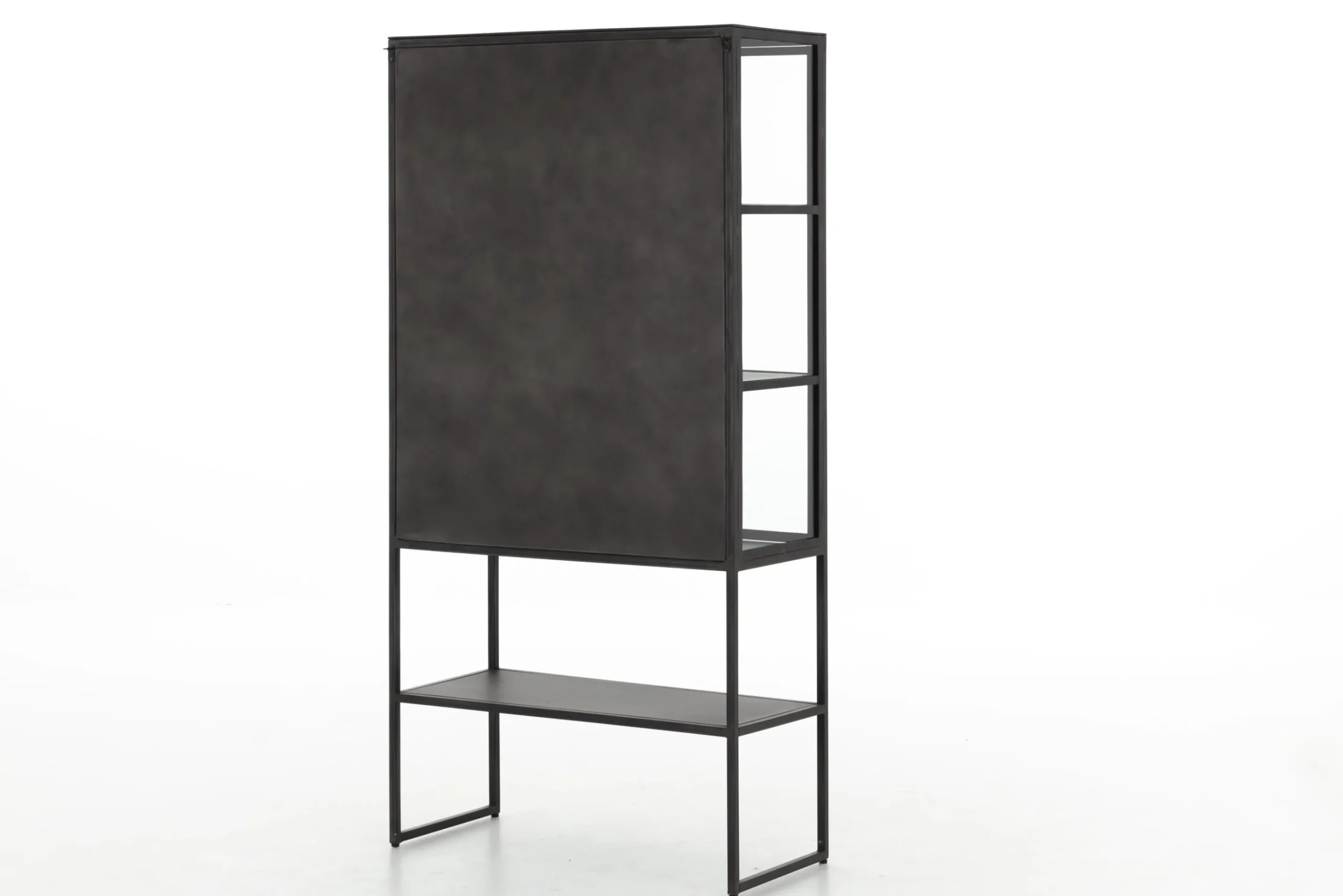 Flamant Laurance, Vitrine, Noir, Metal, 2 Portes Best