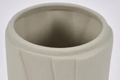 Flamant Laurena, Vase, Ceramique, Gris, L Discount