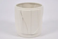 Flamant Laurena, Vase, Ceramique, Latte, S Clearance