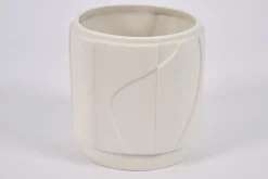 Flamant Laurena, Vase, Ceramique, Latte, S Clearance