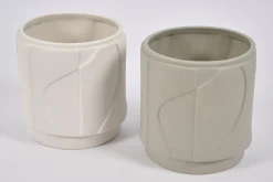 Flamant Laurena, Vase, Ceramique, Latte, S Clearance