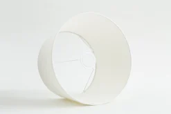 Flamant Lindro, Abat-Jour, Blanc Casse, Cylindre, 30 Cm