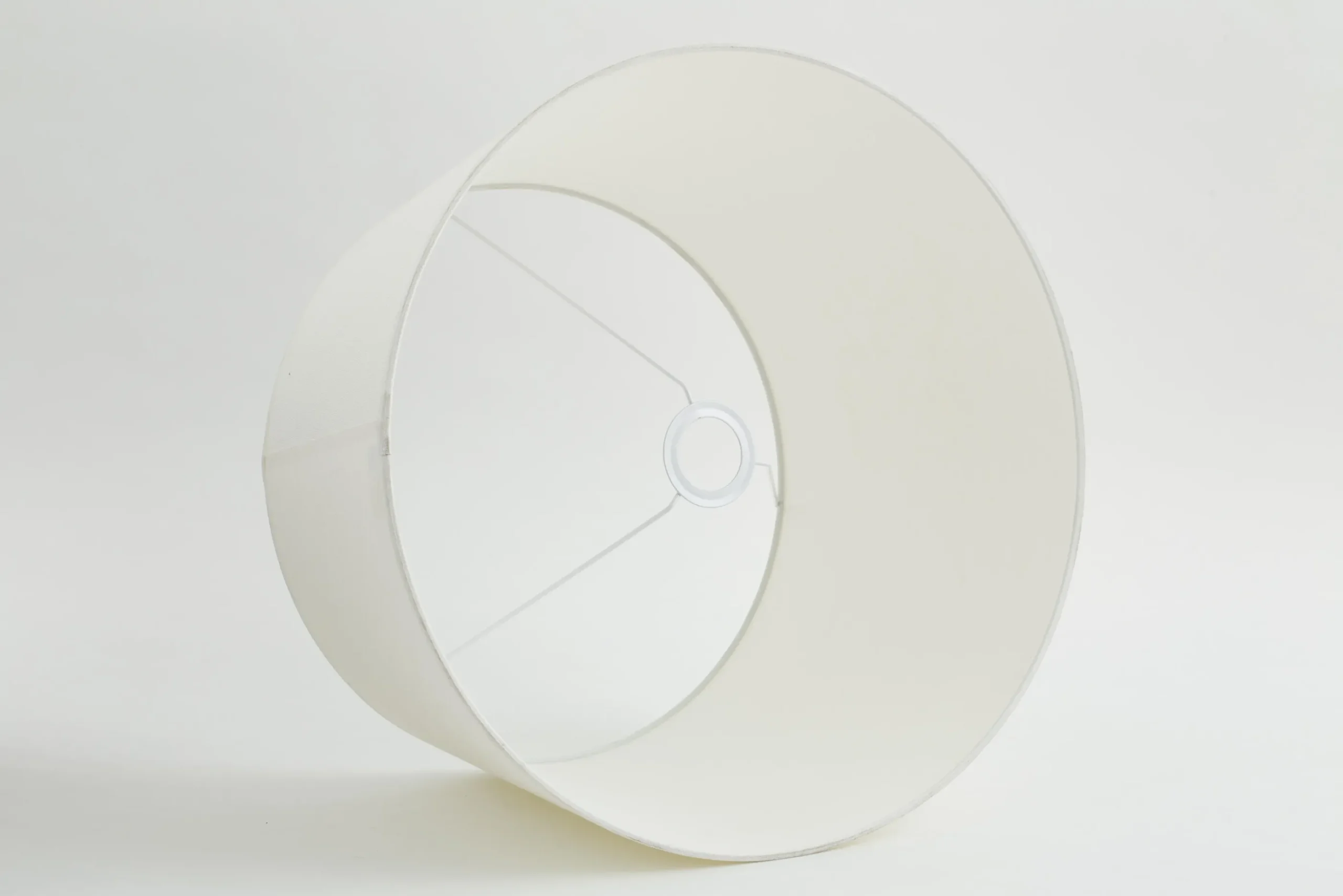 Flamant Lindro, Abat-Jour, Blanc Casse, Cylindre, 45 Cm Best