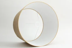 Flamant Lindro, Abat-Jour, Jute, Cylindre, 50 Cm New