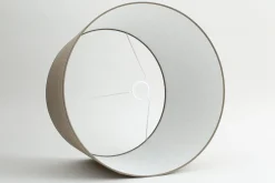 Flamant Lindro, Abat-Jour, Naturel, Cylindre, 50 Cm New