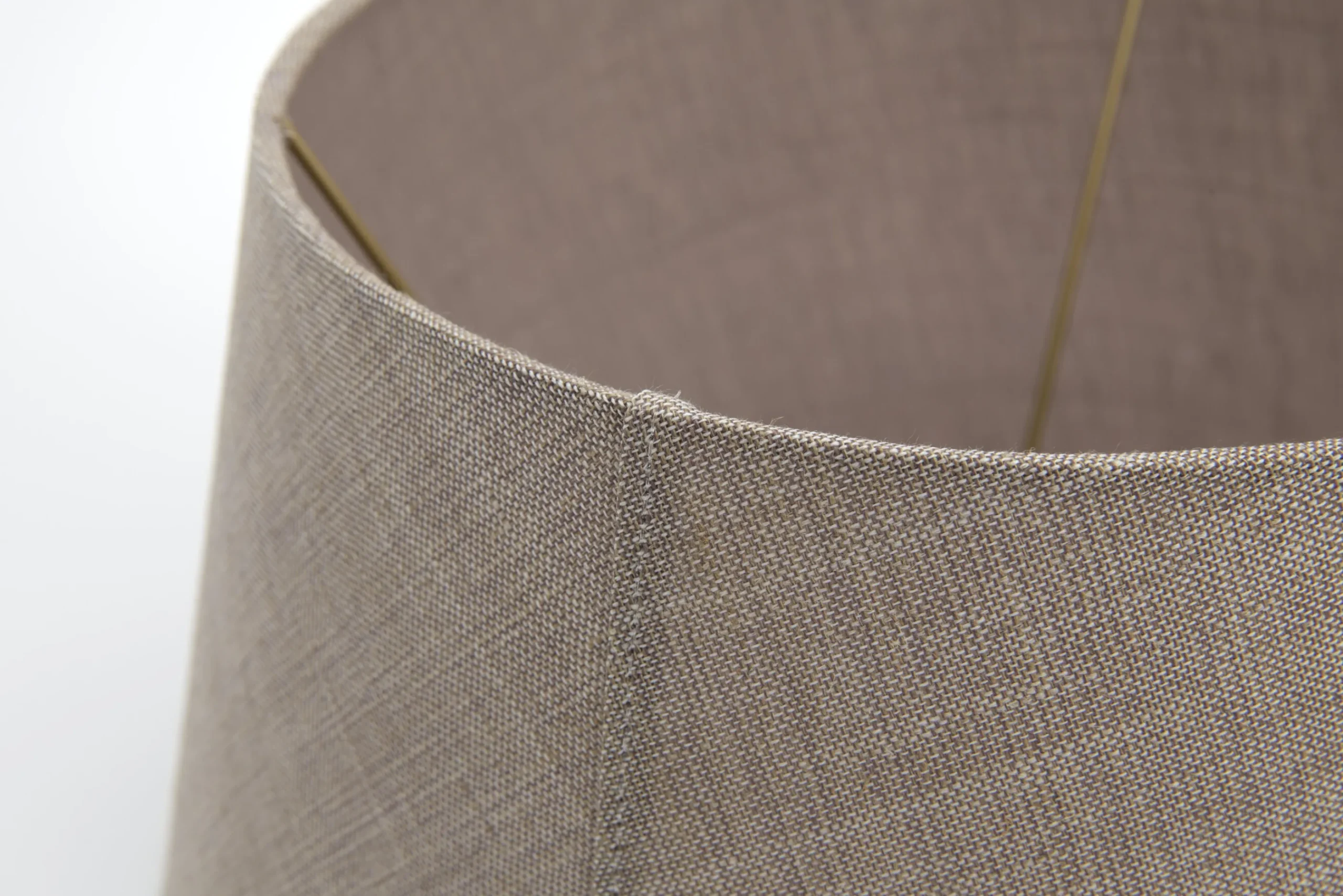 Flamant Lindro, Abat-Jour, Naturel Et Gris, Cylindre, 30 Cm Discount