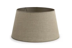 Flamant Lindro, Abat-Jour, Naturel Et Argent, Cylindre, 45 Cm Hot