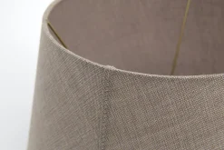 Flamant Lindro, Abat-Jour, Naturel Et Gris, Cylindre, 50 Cm Best