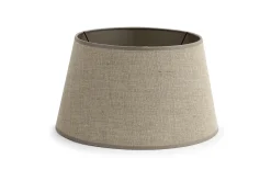 Flamant Lindro, Abat-Jour, Naturel Et Argent, Cylindre, 30 Cm Best