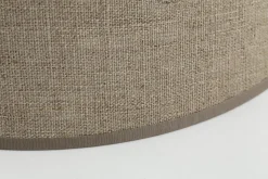 Flamant Lindro, Abat-Jour, Naturel Et Argent, Cylindre, 30 Cm Best