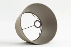 Flamant Lindro, Abat-Jour, Naturel Et Argent, Cylindre, 30 Cm Best