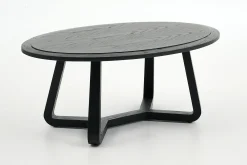 Flamant Livy, Table Basse, Ovale, Noir, S Best