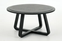 Flamant Livy, Table Basse, Ronde, Noir New