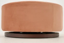 Flamant Lucas, Pouf, Rotatif, O 60, Rose Hot