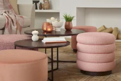 Flamant Lucas, Pouf, Rotatif, O 40, Rose Outlet