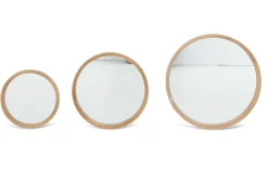 Flamant Lucente, Miroir, Chene, Rond, 46Cm Outlet