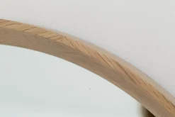 Flamant Lucente, Miroir, Chene, Rond, 33Cm