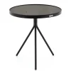 Flamant Madison, Table D'Appoint, Chene Et Metal, Ronde, 45 Cm, Marron Fonce Online