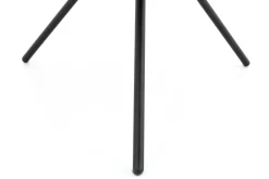 Flamant Madison, Table D'Appoint, Chene Et Metal, Ronde, 60 Cm, Marron Fonce New