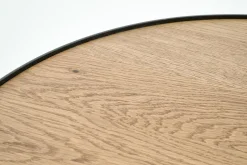 Flamant Madison, Table D'Appoint, Chene Et Metal, Ronde, 60 Cm, Marron Clair Clearance