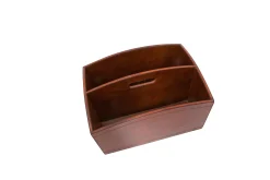 Flamant Manhattan, Porte Revues, Cuir Marron Outlet