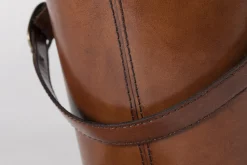 Flamant Manhattan, Seau A Glace, Cuir Marron Best