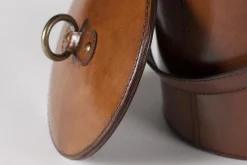 Flamant Manhattan, Seau A Glace, Cuir Marron Best