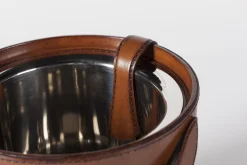 Flamant Manhattan, Seau A Glace, Cuir Marron Best