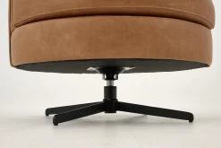 Flamant Marchetti, Fauteuil, Cuir Cognoac, Rotatif Hot