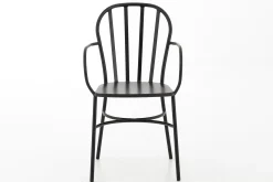 Flamant Marian, Chaise De Jardin, Noir Hot